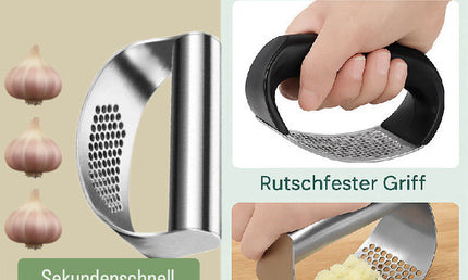 PressMate Knoblauchpresse - Nie wieder klebrige Finger & voller Geschmack